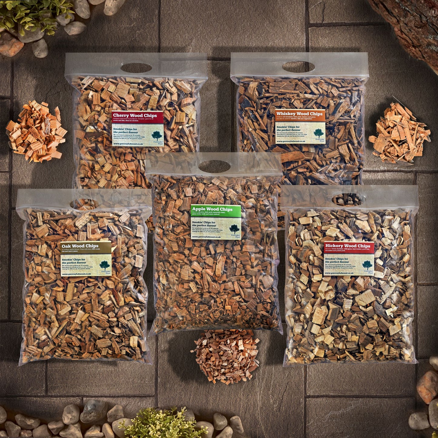 15 Litre Jumbo Bags of BBQ Wood Chips
