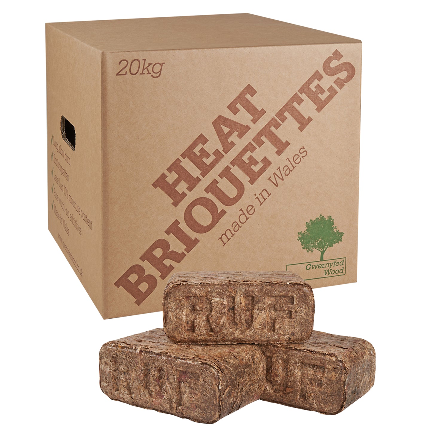 Eco Heat Log RUF Briquettes