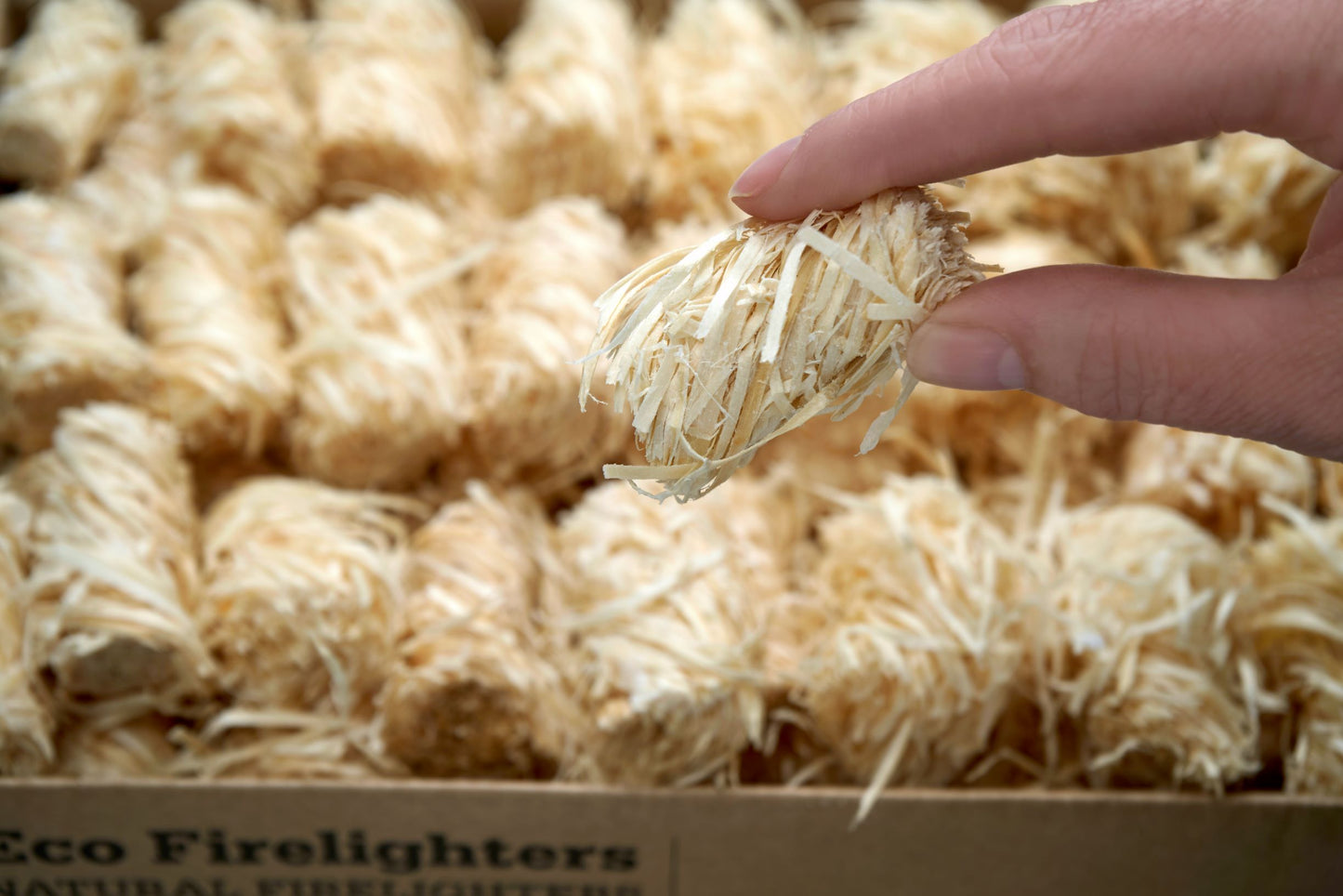 Natural Eco Wood Firelighters – Made in The UK (200pc approx )