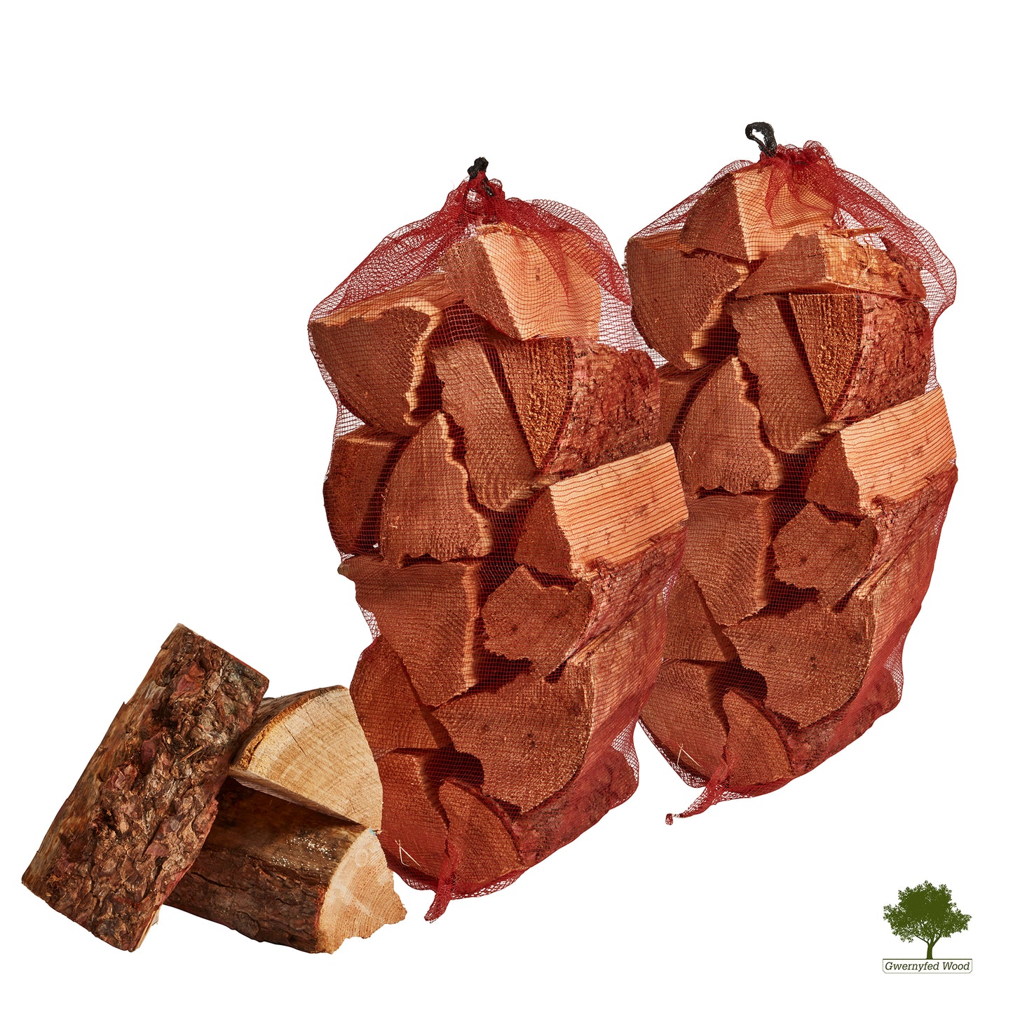 Kiln Dried Softwood Logs 25cm - Huge 60 Litre bag