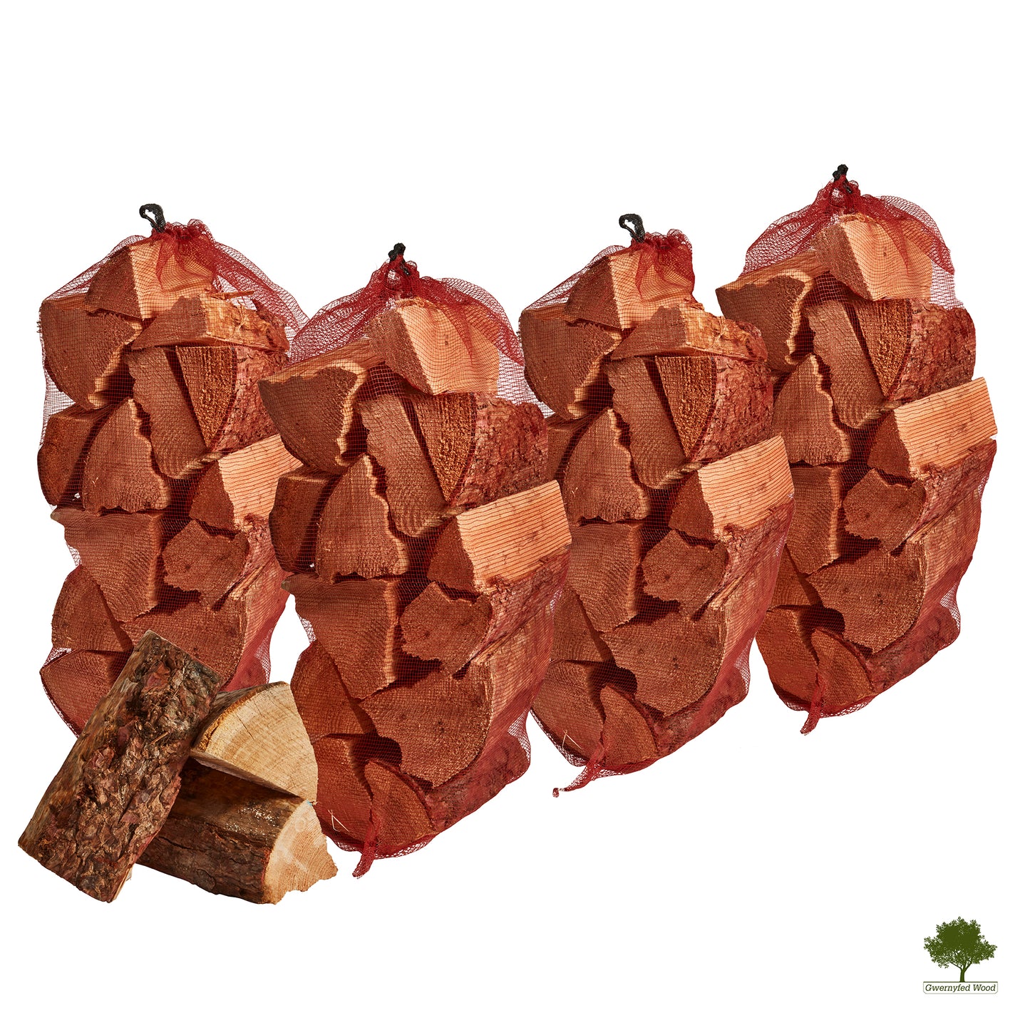 Kiln Dried Softwood Logs 25cm - Huge 60 Litre bag