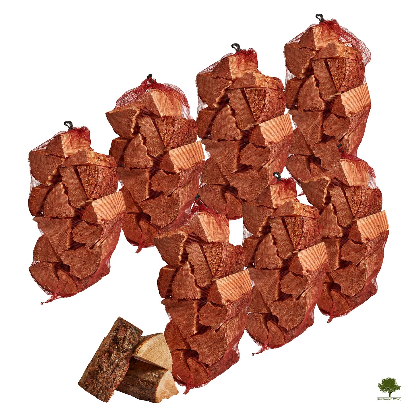 Kiln Dried Softwood Logs 25cm - Huge 60 Litre bag
