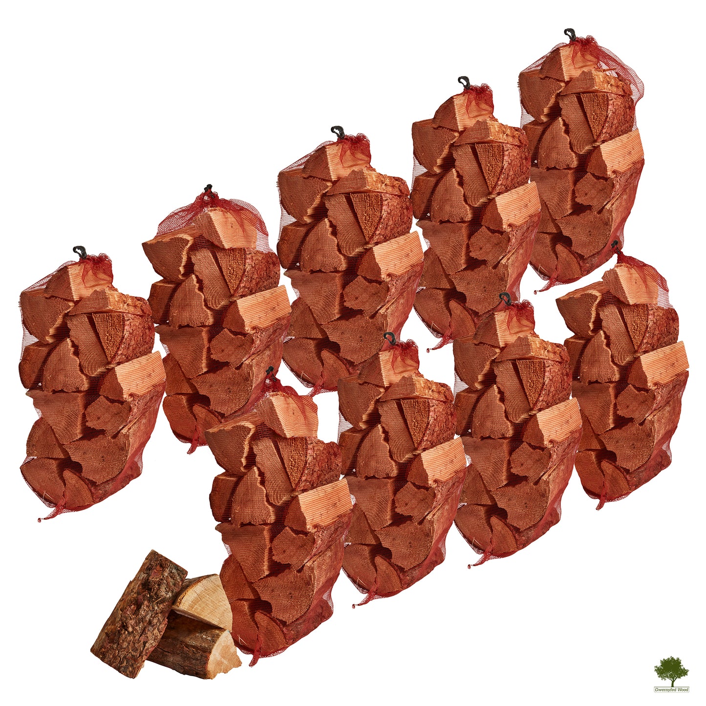 Kiln Dried Softwood Logs 25cm - Huge 60 Litre bag