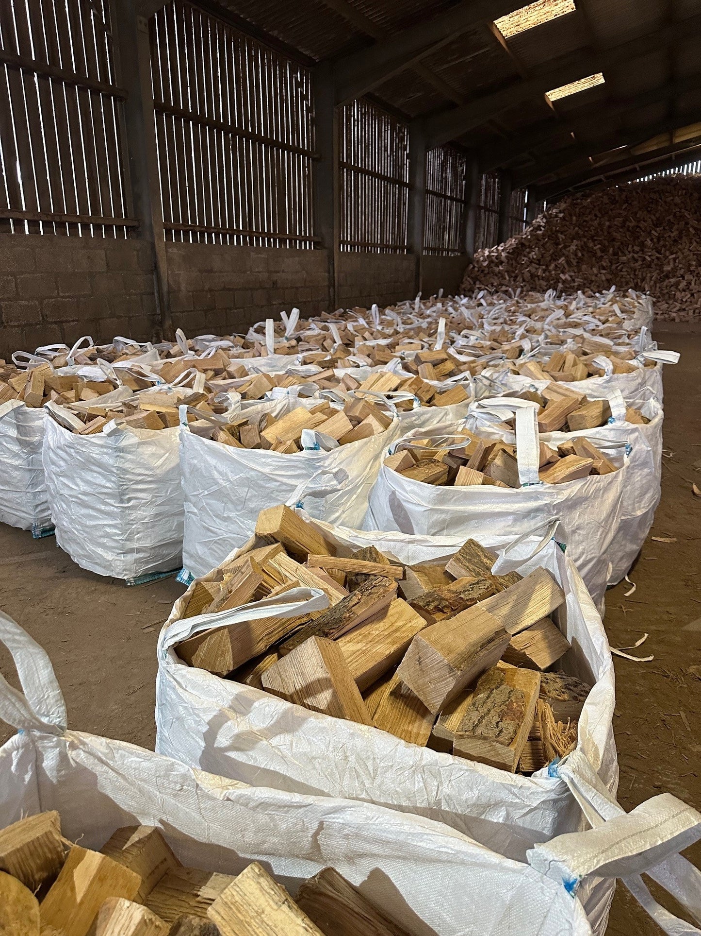 Artic Lorry of Kiln Dried Hardwood