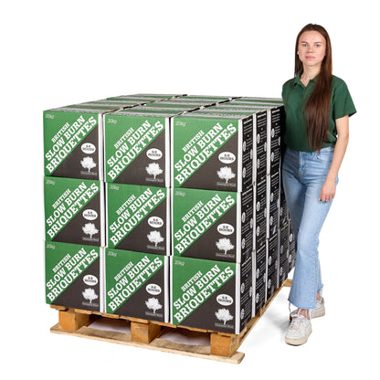 Premium Slow Burn Briquettes – 20KG (20 Briquettes)