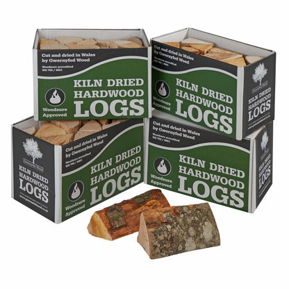 Premium Kiln-Dried Hardwood Logs - 24L Box