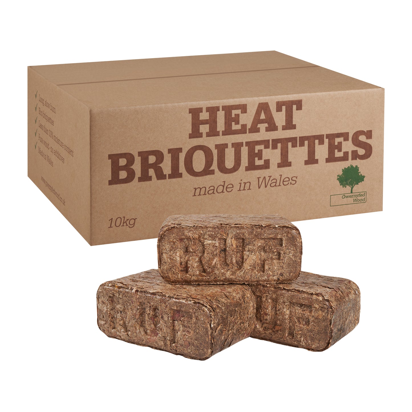 Eco Heat Log RUF Briquettes