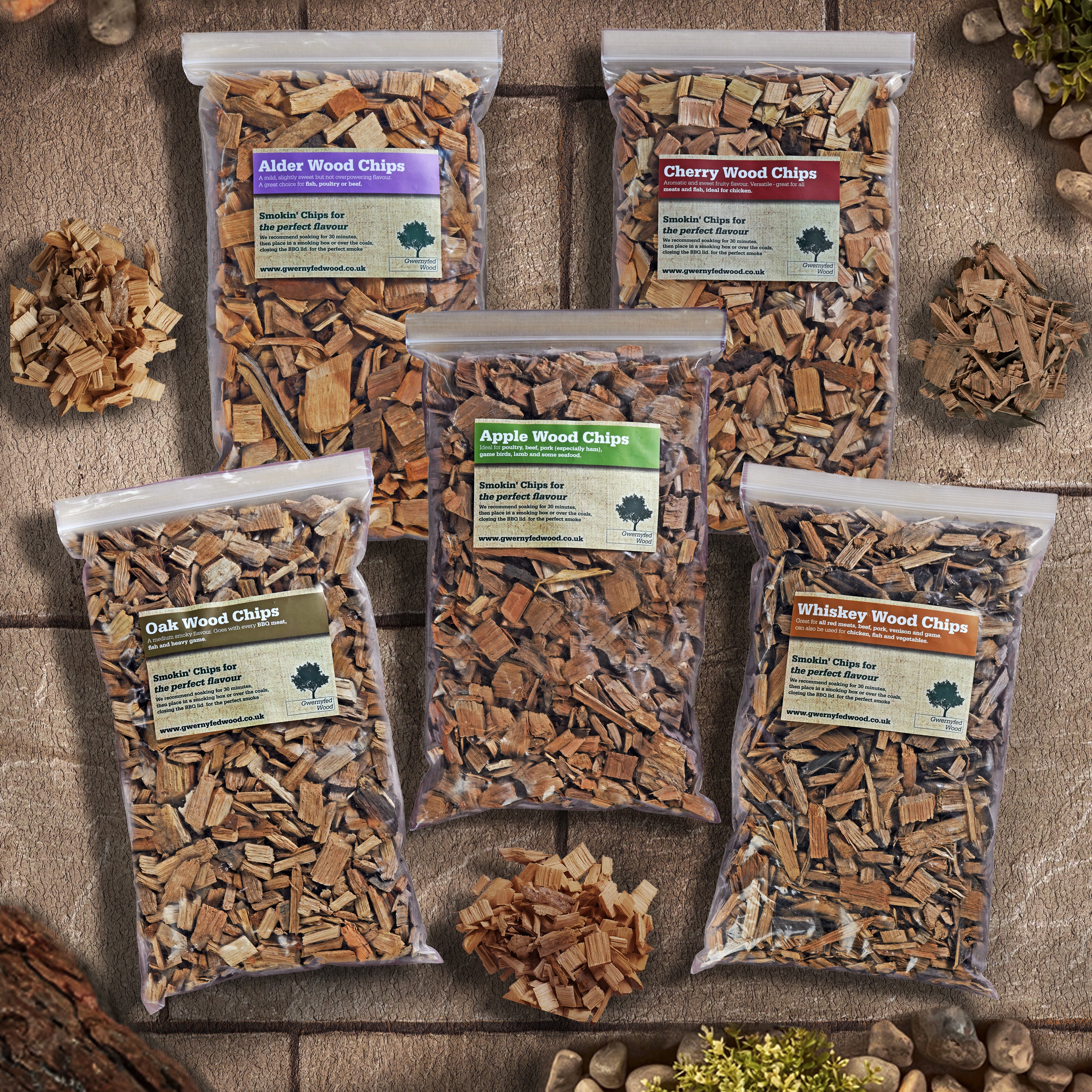 Smoking Wood Chips Litre UK's Largest Range of Flavours