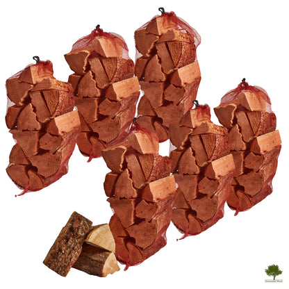 Kiln Dried Softwood Logs 25cm - Huge 60 Litre bag